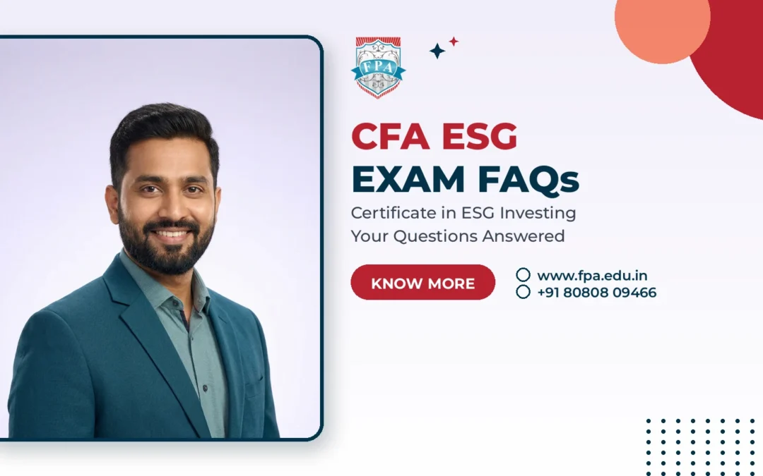 CFA ESG Exam: FAQs on the Certificate in ESG Investing