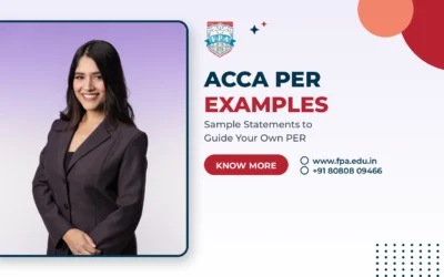 ACCA PER Examples: How to Write Strong Performance Objective Evidence